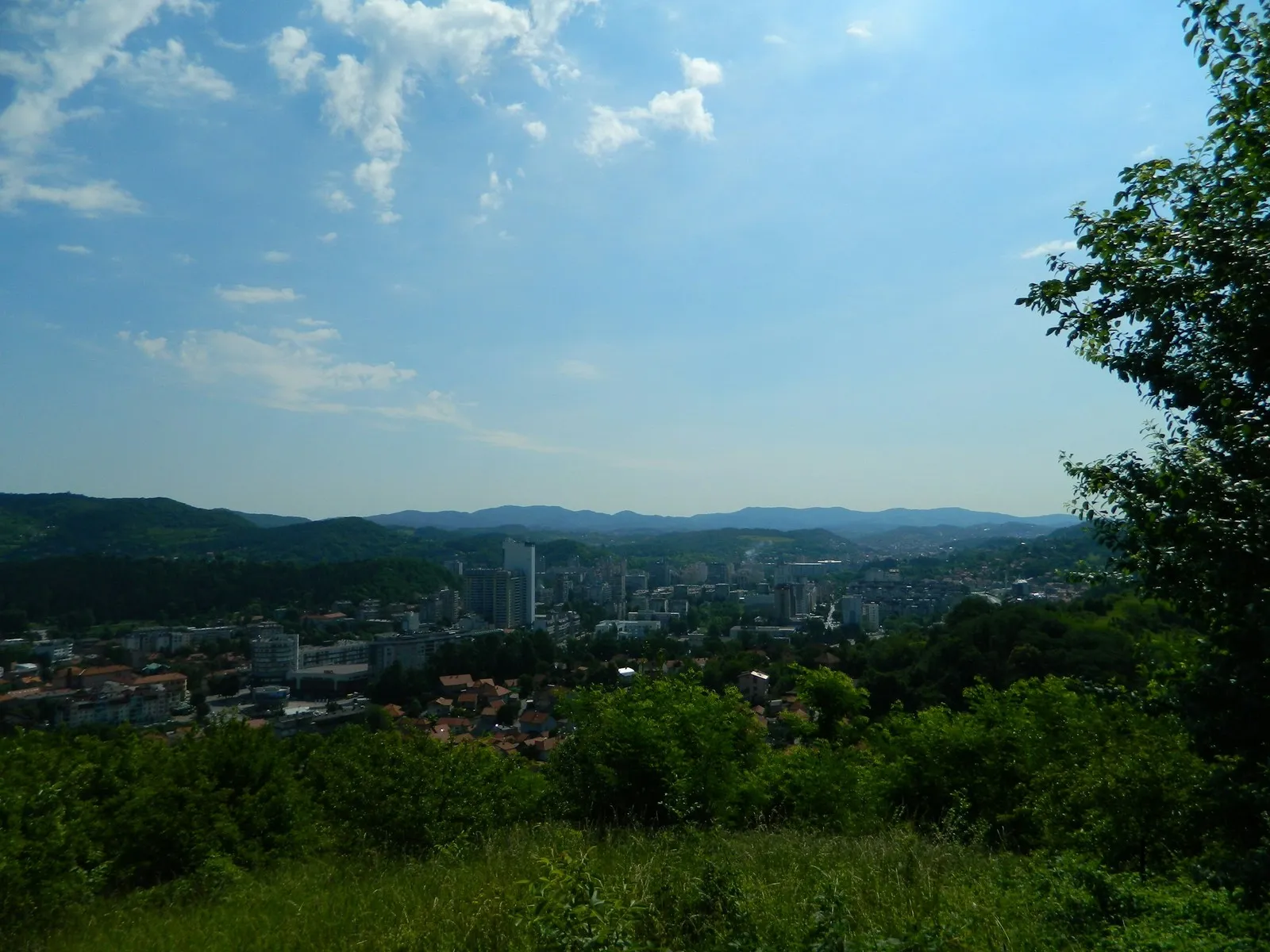 Pogled na Tuzlu s brda